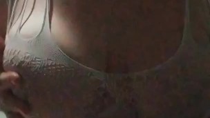 White lace, pink pussy