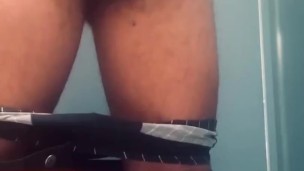 Quick Cumshot at Work before Manager Walks In , Listen Closely 