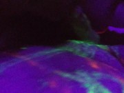 Slut Sucks Glow in the Dark Cock  14/16