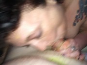 Slut Sucks Glow in the Dark Cock  5/16