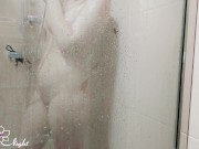 Busty Slut Masturbate Pussy in the Shower and Orgasm 14/16