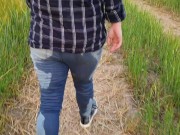 Alice - Desperate to pee, then lost it and pissed myself in jeans and panties ;) 11/16