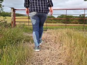 Alice - Desperate to pee, then lost it and pissed myself in jeans and panties ;) 12/16