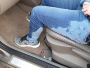 Alice - Desperate to pee, then lost it and pissed myself in jeans and panties ;) 14/16