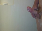 Masturbating in the shower