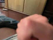Amateur Jerk off Huge Cumshot Handjob Solo Uncutcock 4k 60fps Hot