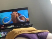 Amateur Rides Dildo