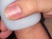 Amateur jerking off Tenga Egg