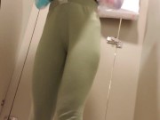 Rear View Piss In The Mall Toilet 13/16