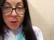 Rear View Piss In The Mall Toilet 16/16