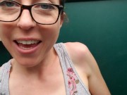 POV Standing Piss Practice At The Porta John Urinal 4/16