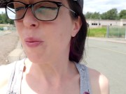 HUGE Piss In A Busy Parking Lot 12/16