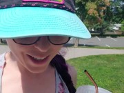 HUGE Piss In A Busy Parking Lot 4/16