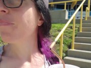 HUGE Piss In A Busy Parking Lot 5/16