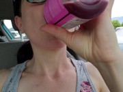 HUGE Piss In A Busy Parking Lot 7/16