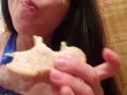 Eating Tommy Turkey In My Sandwich 14/16