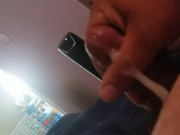 I jackoff while she naps - Screenshot 15 of 16 - Hard Cock