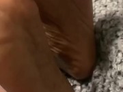 Ebony Teen Soles POV