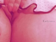 No thong on under this little skirt!  11/16