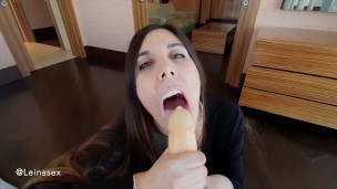 Creampie, squirt and facial