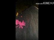 Se llena todo de leche caliente | Video casero | Le gusta llenarse la verga de saliva