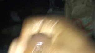Stroking my bbc til I cum all over my hand