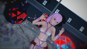 MMD SFW Pink Misaka - Hibikase 1103
