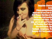 Snapchat @keirraleo69 Live cam2cam & custom videos smoking fetish, any fetish any thing goes