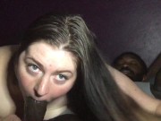 bbw enjoying licking and slurping some chocolate  10/16