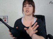 Toy Review - Enema Comparison Skwert Water Bottle Douche from Boneyard and CalExotics One Way Valve