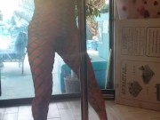 Rainbow pole dance