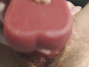 Tiny holes get stretched by knot pink pussy tight ass 2/16