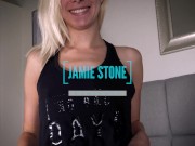 Throbbing Throatpie Quickie - Hot Couple Blowjob - Jamie Stone 1/16