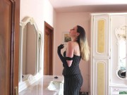 Italian Smell Stockings, Foot Smelling, Barefoot, Italian Mistress, Foot Boy, Femdom Dialoghi ITA 10/16