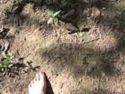 Lucy Love Walks Barefoot Muddy Mess