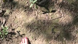 Lucy Love Walks Barefoot Muddy Mess