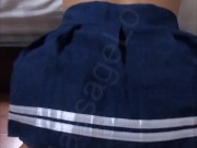 JAPANESE STUDENT COSPLAY PLAY WITH SEXTOYS BEHIND THE SCENES พี่ตากล้อง กับน้องนางแบบ 9/16