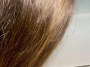 El técnico me usa, abofetea, y me a lamer su cum mientras lavo el coche. Nos pillan 15/16