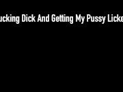 Cock Sucking Kimber Lee 69s With Her Hard Dick Boyfriend! 1/16