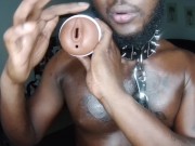 Toy play Ebony male Solo Let play with your pussy Mr.C role play 11/16