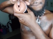 Toy play Ebony male Solo Let play with your pussy Mr.C role play 14/16