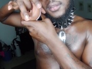 Toy play Ebony male Solo Let play with your pussy Mr.C role play 16/16