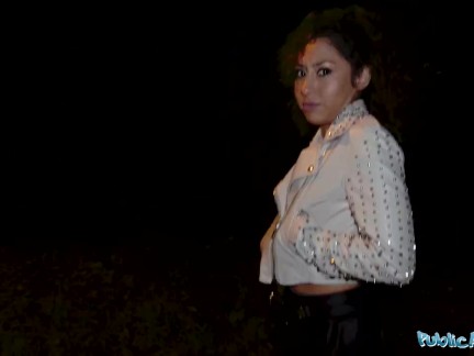 Public Agent Cute Mexican rubs cum over her sweet ass after bonnet fuck