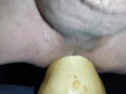 huge vegetable insertion close up - Screenshot 13 of 16 - Kink