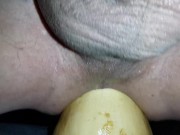 huge vegetable insertion close up - Screenshot 14 of 16 - Ass Fuck