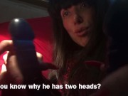 muscle woman with giant dildo strapon dildo 40 cm 8/16