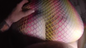 Milf loves her new butt plug. 
