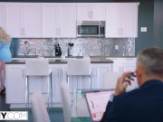 TUSHY -  She finally has a reason to be gaped at work