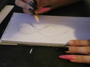 Drawing In My Underwear 1/16