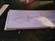 Drawing In My Underwear 2/16